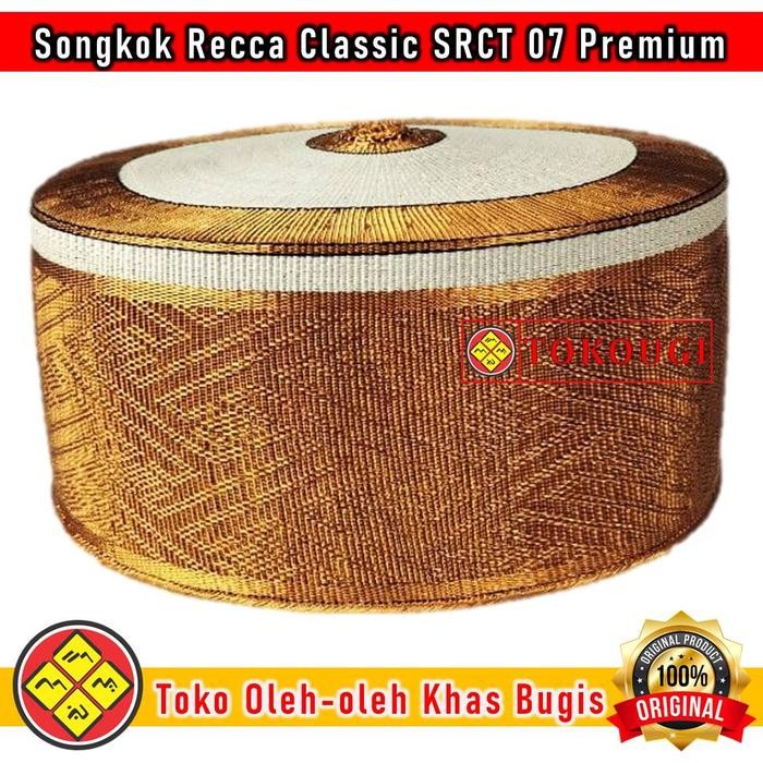ASLI Songkok Bone Khas Bugis Makassar Bahan Tembaga Type SRCT 07 Premium READY STOCK