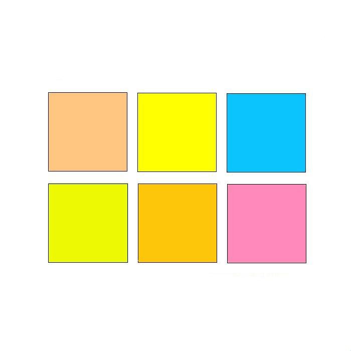 Sticky Notes Aesthetic Murah Kertas Memo Tempel Warna Warni V-TRO