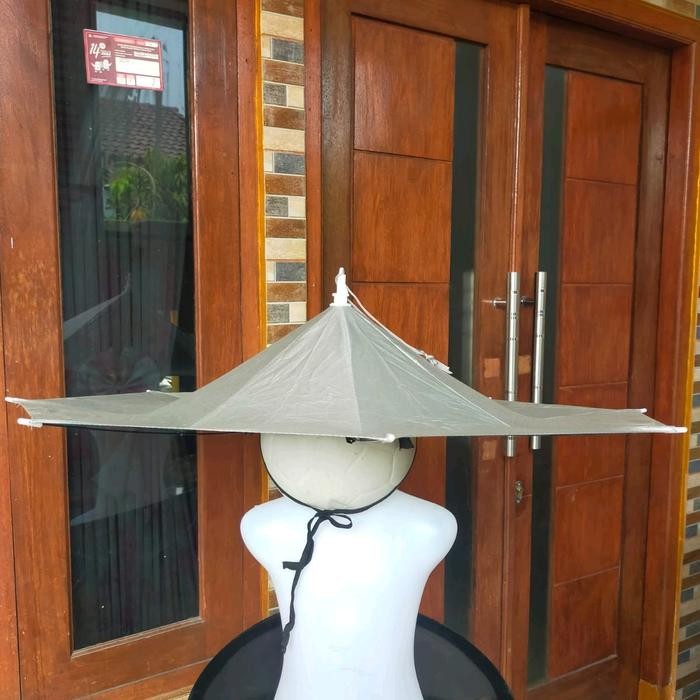 Payung Topi Besar Ukuran Diameter 95 Cm-Topi Payung Mancing Hiking Outdoor
