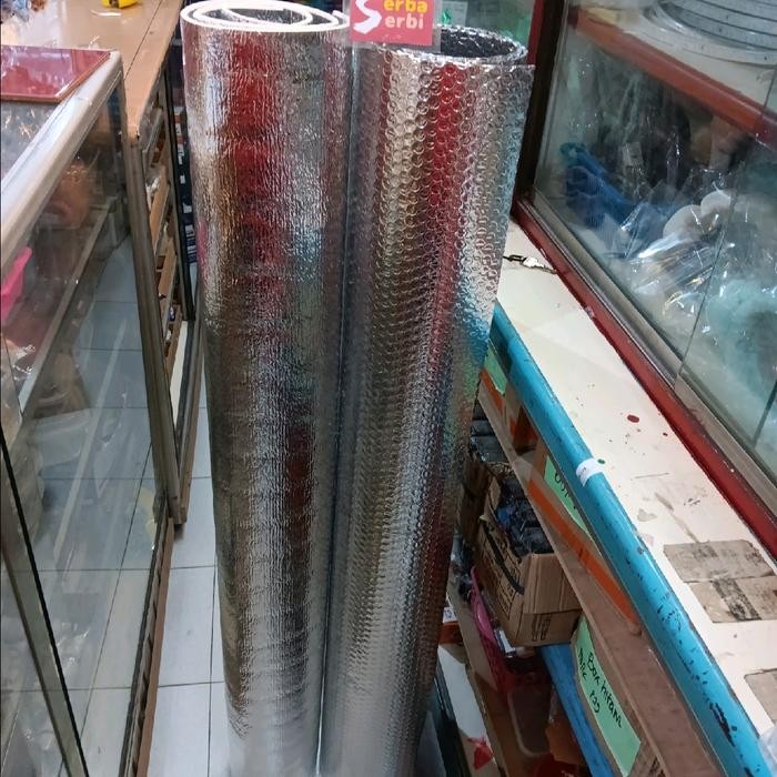 (/Meter Lebar 1.2Mtr Aluminium Foil) Peredam Panas Atap Promo !