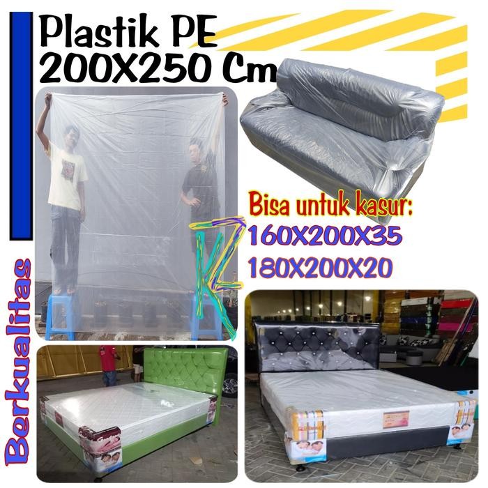 GGYc- Plastik Bening Panjang 3 Meter , Kantong Plastik 300 X 300 Cm , Plastik Pembungkus
