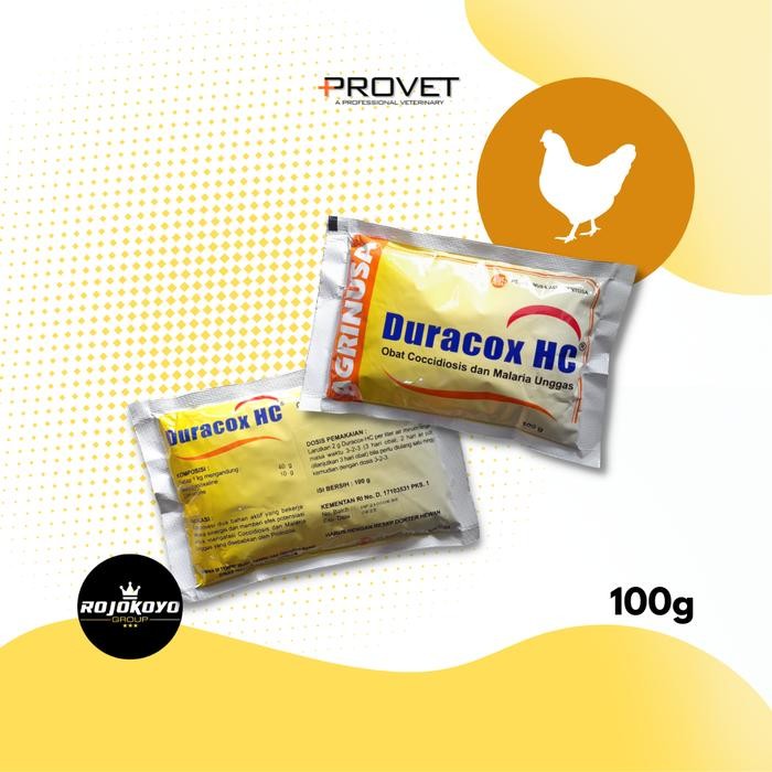PetShoPq- Duracox Hc-Antibiotic Koksi & Malaria Unggas