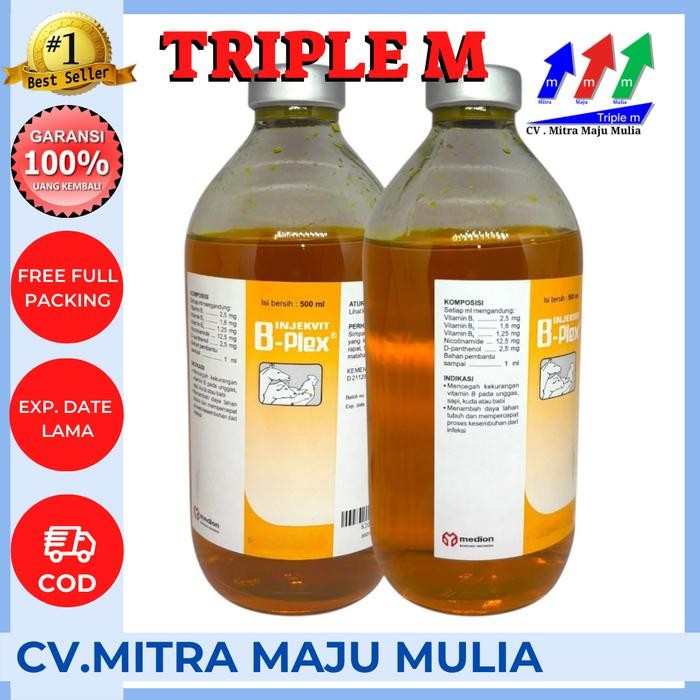 PetShoPq- Vitamin B Kompleks 500 Ml Medion - Obat Hewan Ternak