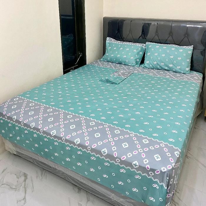 Sprei Motif Jumputan Terlaris Ukuran Komplit Sprei Jumputan Solo Sprei Jadul Terlaris