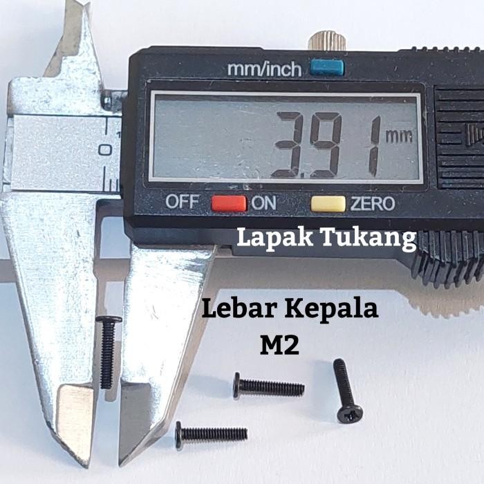 3b8e- 100Pcs Baut Komputer Baut Laptop M2X3 M2X4 M2X5 M2X6 M2X8 M2X10
