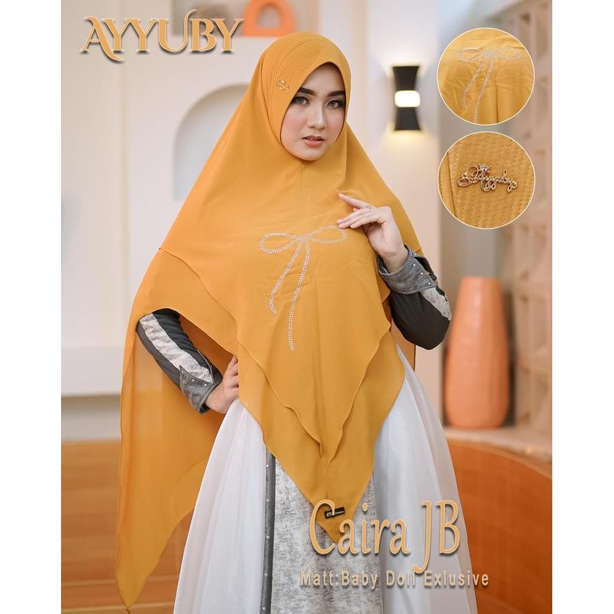 SALE Hijab Ayyuby Khimar Caira Jumbo Polos