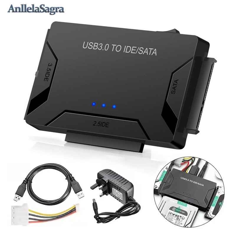 SATA to USB 3.0 IDE Adapter USB 3.0 2.0 SATA for 2.5 3.5 Hard Disk Drive HDD SSD Converter IDE SATA 