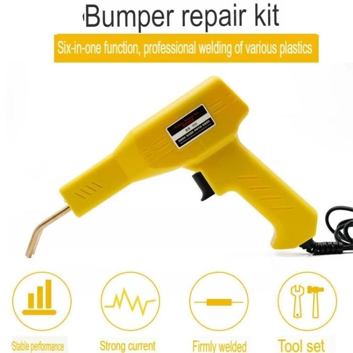 SOLDER LAS PLASTIK PERBAIKAN BUMPER MOBIL BODY MOTOR TAMBAL