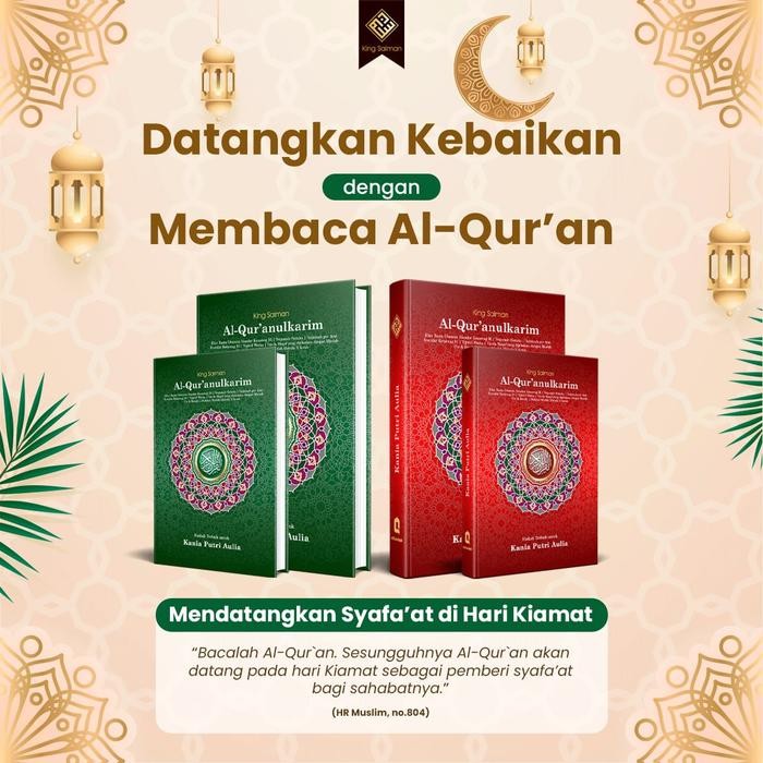 Alquran King Salman A4 Fitur Custom NamaTipe Terjemah Perkata