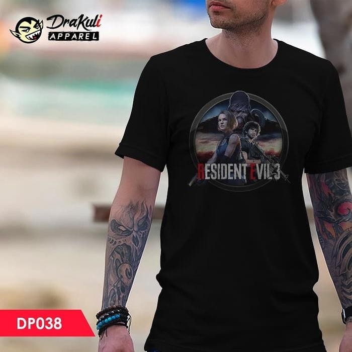 Sale T Shirt DP038 - Resident Evil 3 Terlaris