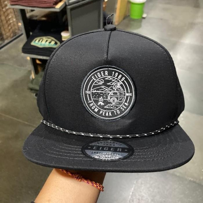 EIGER TOPI PRIA COMVEE CAP 1.0 - BLACK