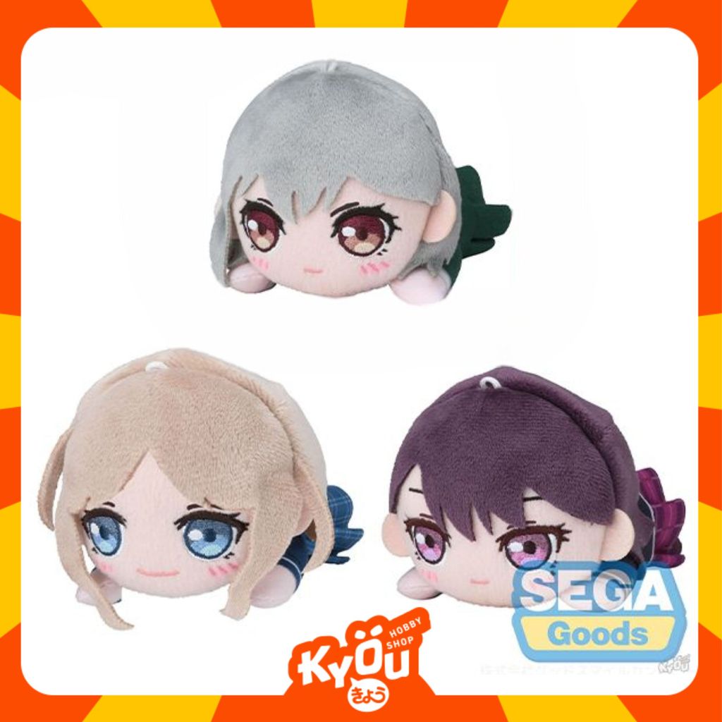 NESOBERI (Lay-Down) Plush Wakaba Mutsumi - Togawa Sakiko - Nagasaki Soyo - Takamatsu Tomori - Shiina