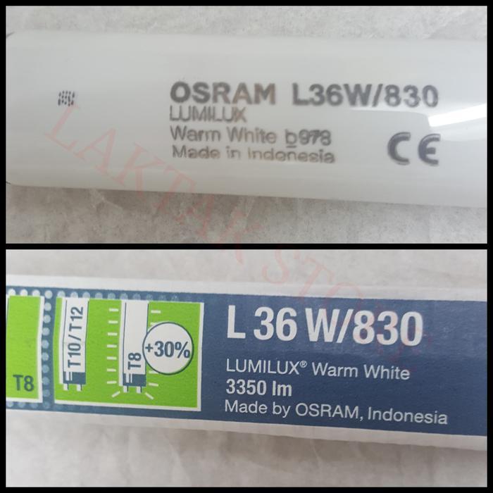 Lampu Tl / Neon Osram 36W/830 Warmwhite