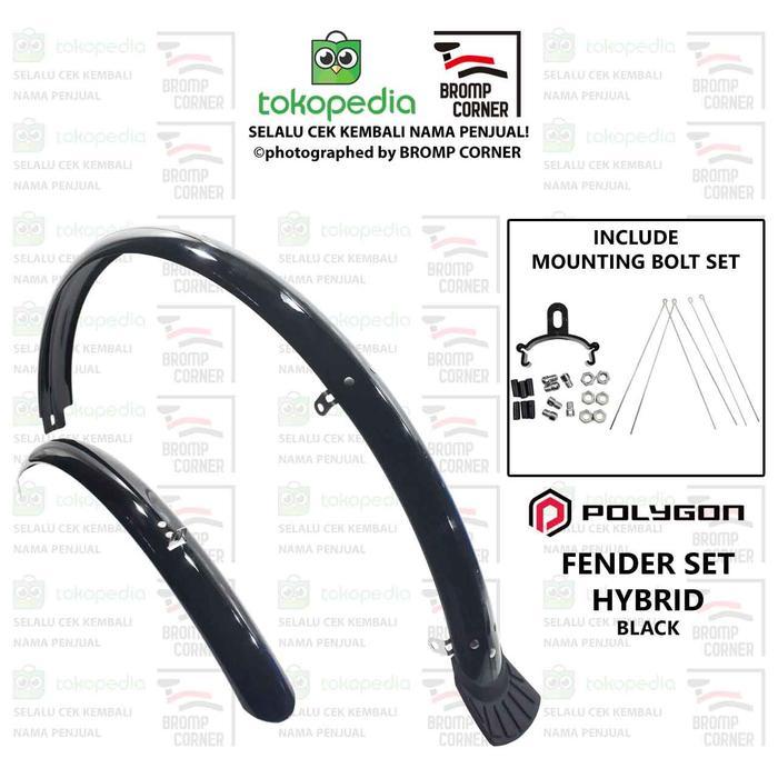 POLYGON FENDER SET HYBRID SPAKBOR SEPEDA 700C