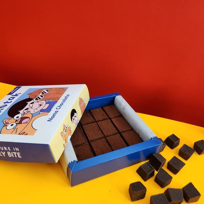 Sekotak Nama Chocolate Dark Chocolate Cokelat Jepang Premium