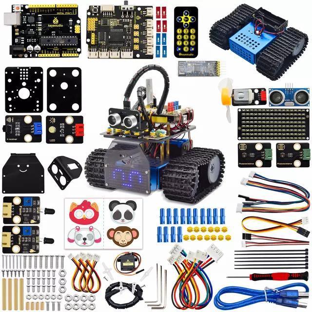 Education Steam Diy Robot Car Arduino Kit