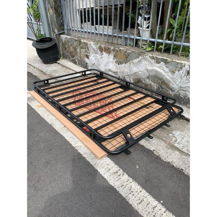 Roofrack Besi untuk mobil Jimny/Katana Trepes pnp tinggal pasang - +Jaring
