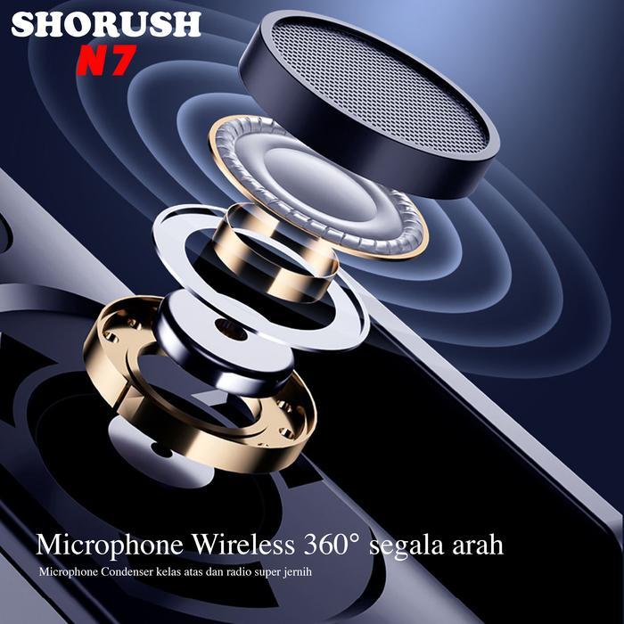 Flash Sale Shorush N7 New Version Professional Microphone Mic Clip On Wireless Kotak Mic Asmr
