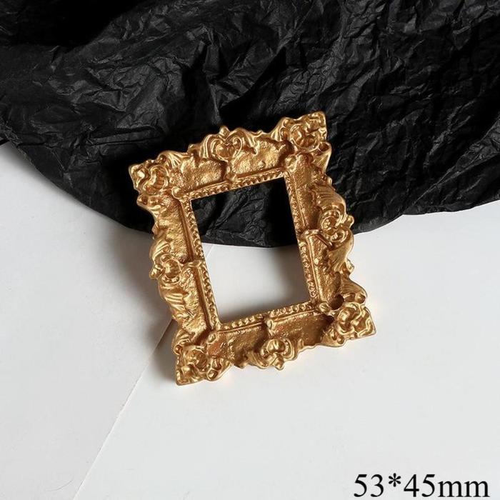 Best Seller Vinnatsu 12Pcs Aesthetic Mini Frame Frame Foto Mini Vintage Emas Bening Properti Foto