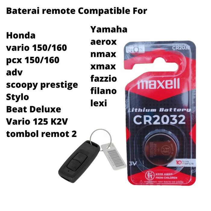 NEW Compatible For Baterai Remot Motor PCX 150/160 Vario 160