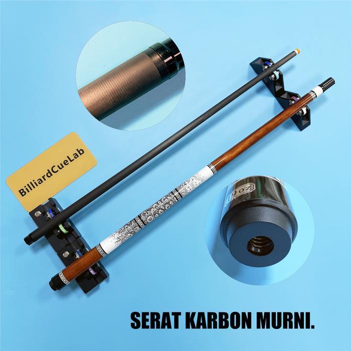 Billiard CueLab T1000 Pure Carbon Fiber Profesional Low Deflection Stik Billiard Play Stick 12.5mm