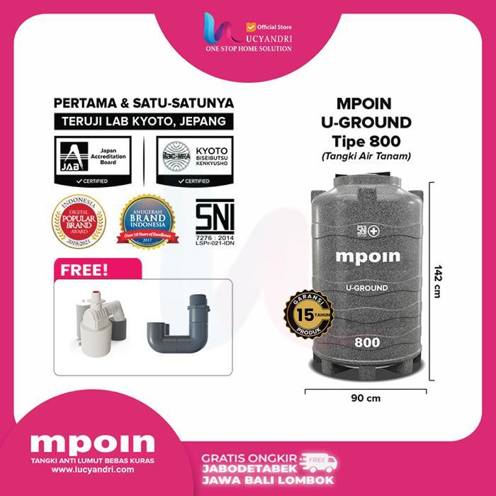 Tangki Air MPOIN 800 Tanam Pendam Toren Tandon 800 L Under Ground