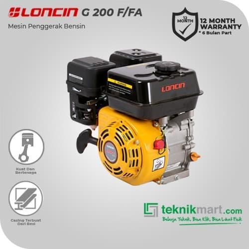 LONCIN G 200 F/FA 6.5 HP MESIN PENGGERAK BENSIN