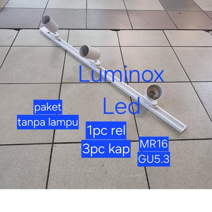 PAKET 3LAMPU REL MR16 / SPOTLIGHT REL MR16 GU5.3 + REL 1METER KOSONGAN