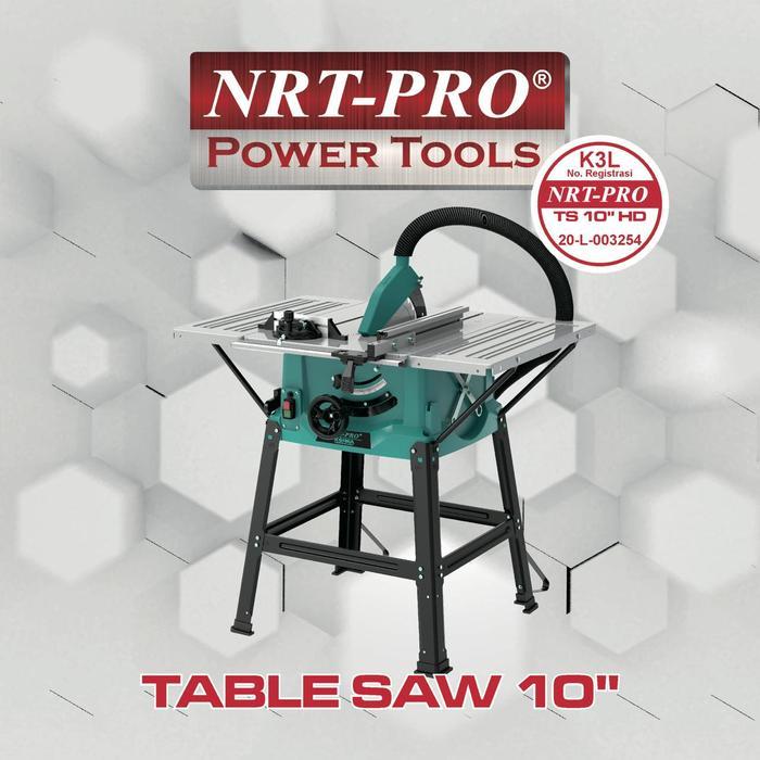 NRT PRO MESIN GERGAJI MEJA/TABLE SAW 10 INCHI