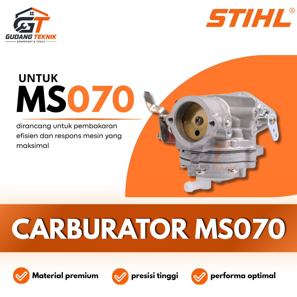 Karburator STIHL MS 070 Original Suplai Bahan Bakar Stabil Mesin Responsif