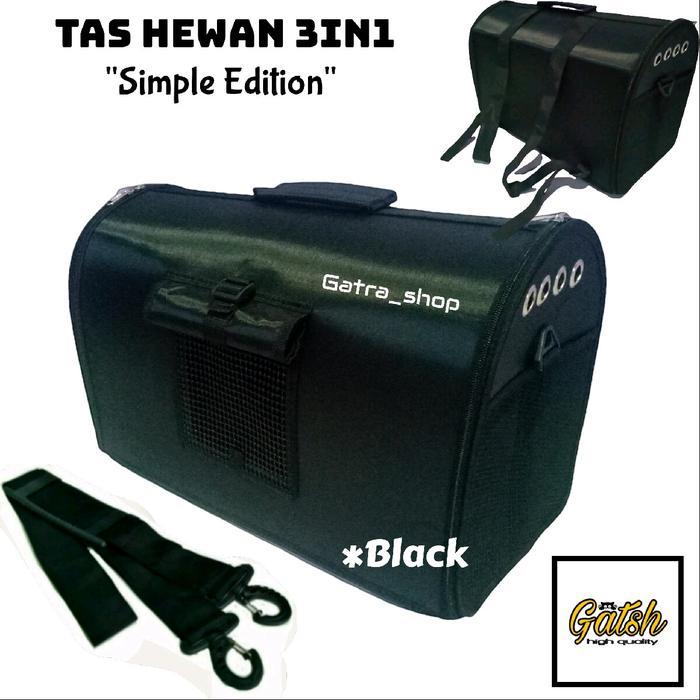 Tas Kucing Model 3in1 Simple Gatsh Petcargo selempang