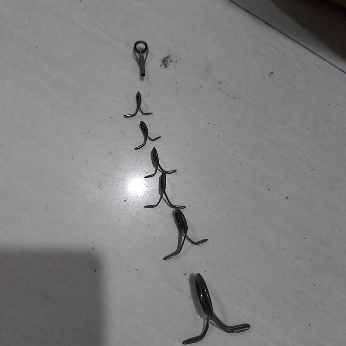 ring joran fuji 1set 7 ring kaki 2 bclsvog atau cclsvog type kaki 2