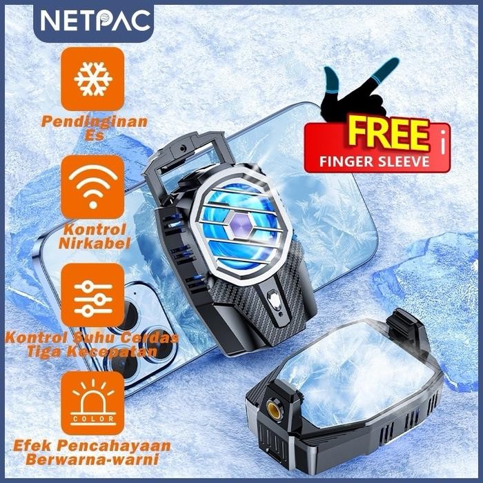 CODNETPAC Wireless Funcooler X91 Fan Cooler Pendingin HP Super Cooling Fan Rechargeable Baterai