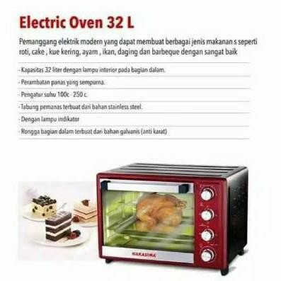 HAKASIMA OVEN 32 LITER OVEN LISTRIK BEST PRODUCT