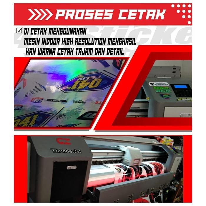 ORIGINAL Decal WR155 Full Body Variasi Decal WR Supermoto Aksess Stiker Decal Motor Yamaha WR 155 R