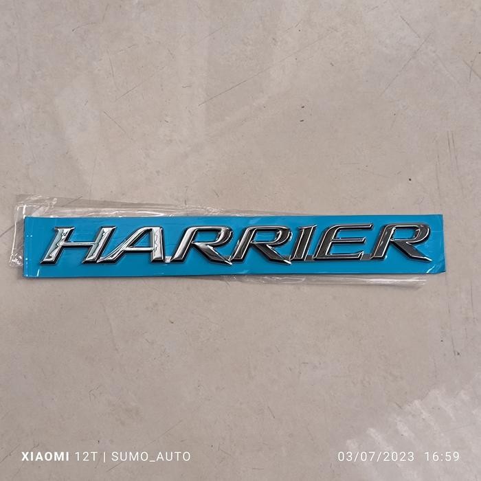 Jual Emblem Tulisan Harrier Emblem Harrier Toyota Harrier