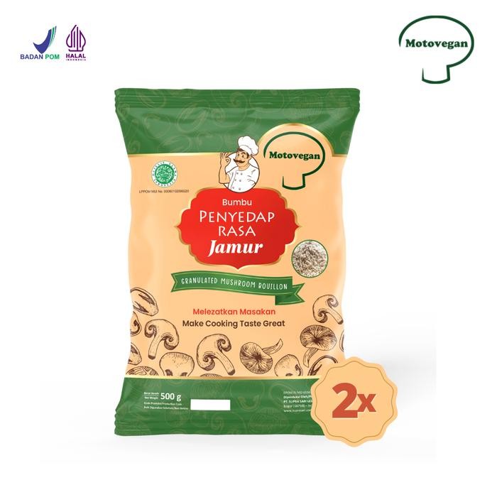 

Stok Baru Paket Hemat Kaldu Jamur Motovegan 500 Gram
