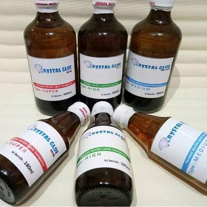 

LEM AKRILIK CRYSTAL GLUE PREMIUM 390ML / LEM ACRYLIC 390ML PREMIUM