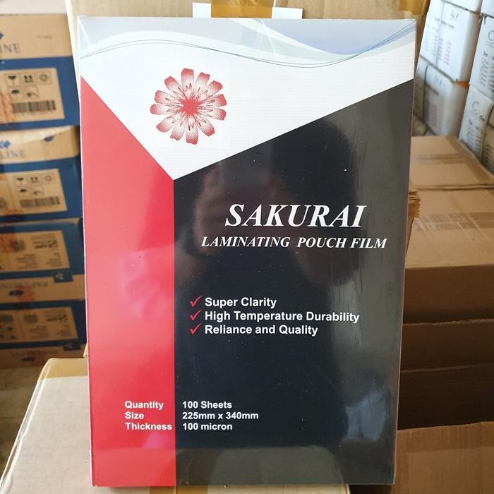 

Plastik Laminating F4 Sakurai Laminasi Folio