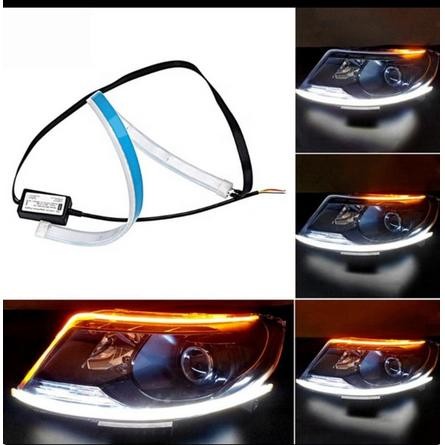 LAMPU DRL RUNNING LED ALIS SEIN GERAK 60CM 24V 24 VOLT BUS TRUK MOBIL