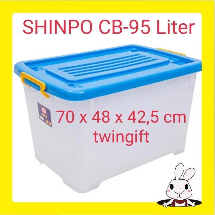 Container/Kontainer Box Serbaguna 95 Liter, Shinpo, Cb-95, Max.