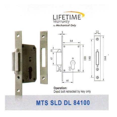 MORTISE SLD DL 84100 SSS