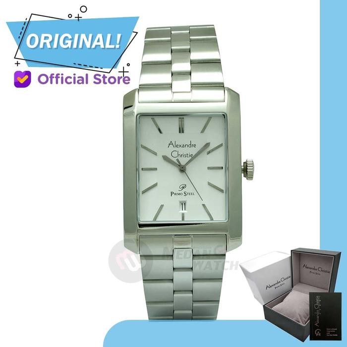 Jam Tangan Pria Analog Alexandre Christie 1019MD AC1019 AC 1019 MD 1019 MDBSSSL Original Garansi