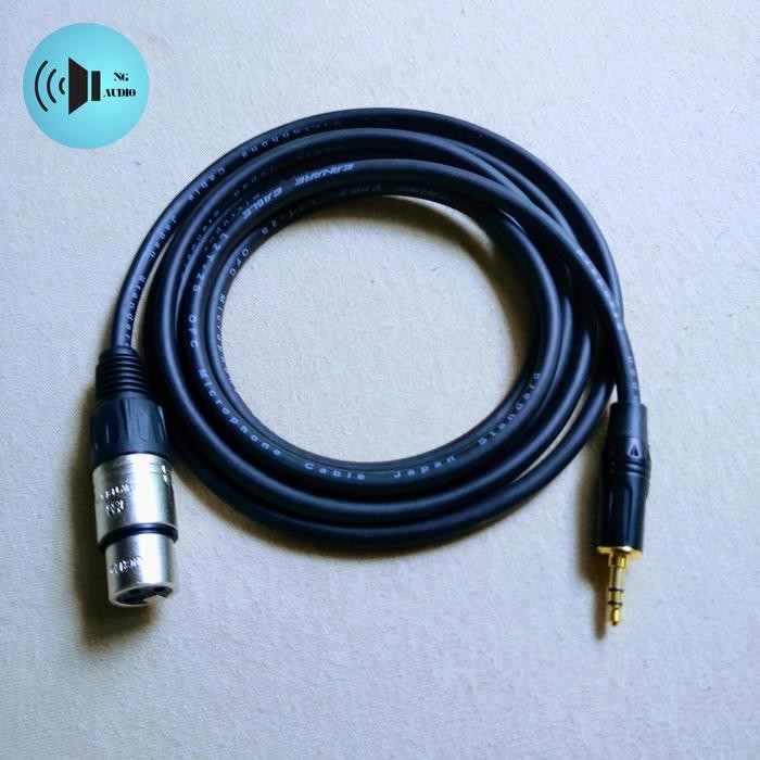 Kabel Jack Audio Xlr Male/Female To Jack Aux 3.5Mm