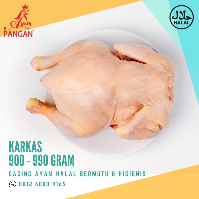 

Pilihan- Ayam Karkas Broiler Ayam Potong Utuh Frozen 0.9-1.0 Kg