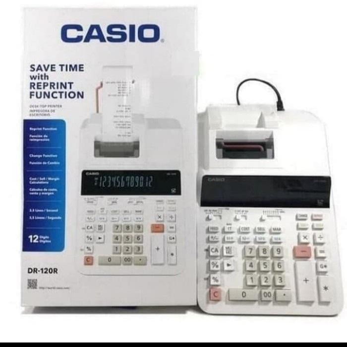 

KALKULATOR CALCULATOR CALKULATOR KALCULATOR PRINT CASIO DR120TM DR 120