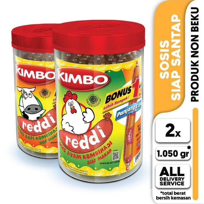 

Pilihan- Kimbo Reddi Sosis Ayam & Sapi Toples