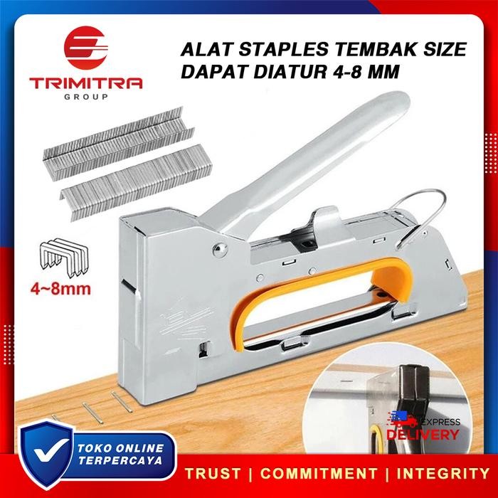 Staples Tembak Staple Gun Tacker Jok Motor Steples Stepler Tembak Top
