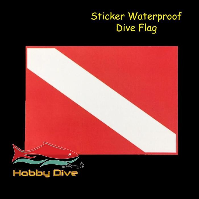 Dive Flag Sticker Waterproof Scuba Diving HD-515