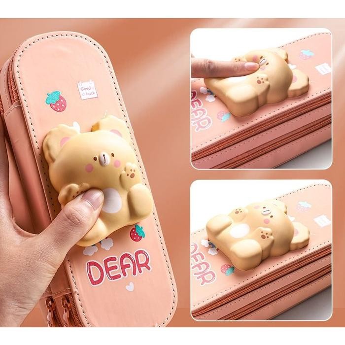 

Sale Kotak Pensil Squishy 3D Anak Tempat Pensil 3D Anak Anti Air 2 Tingkat Sekolah